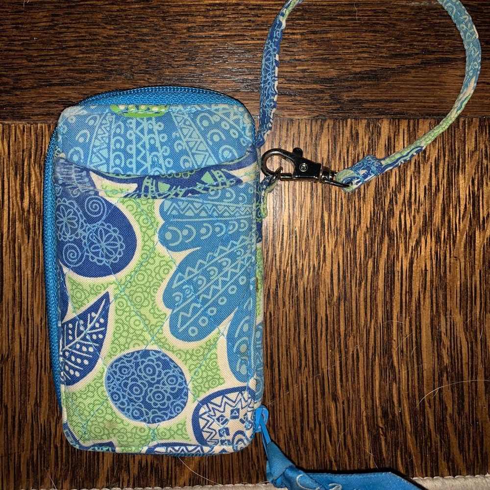 Blue and Green pattern Vera Bradley Wallet